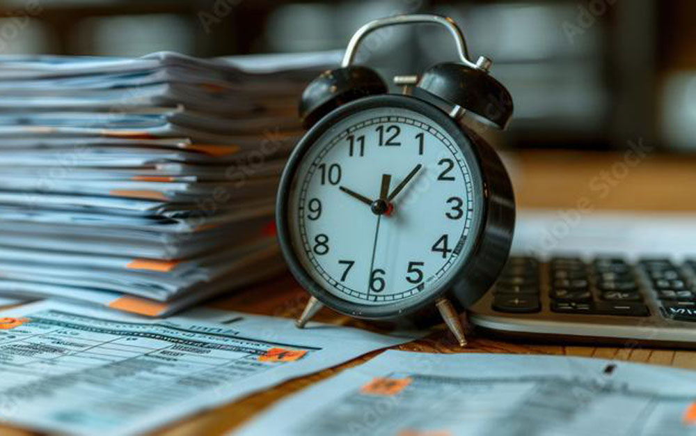 ticking clock for taxes